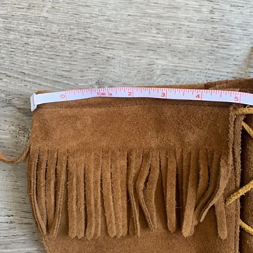 MINNETONKA BROWN SUEDE MOCCASIN BOOTS